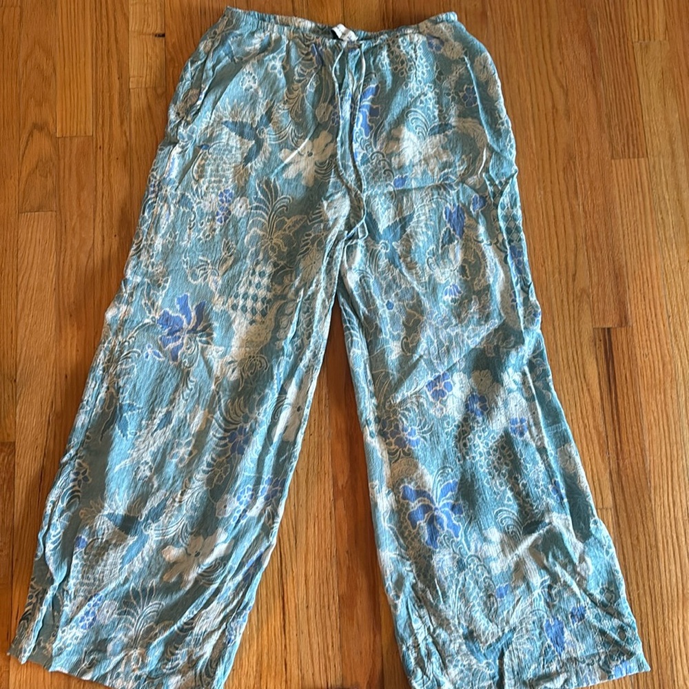 Abercrombie Wide Leg Drawstring Pant